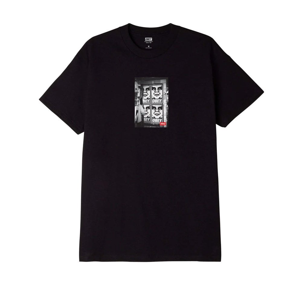 Obey Icon Photo Tee - Black
