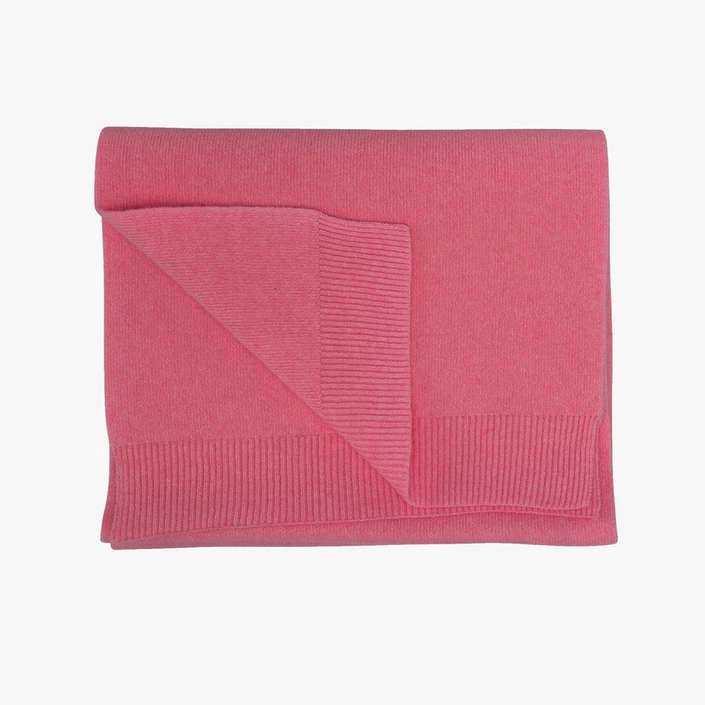 Merino Wool Scarf - Rasberry Pink