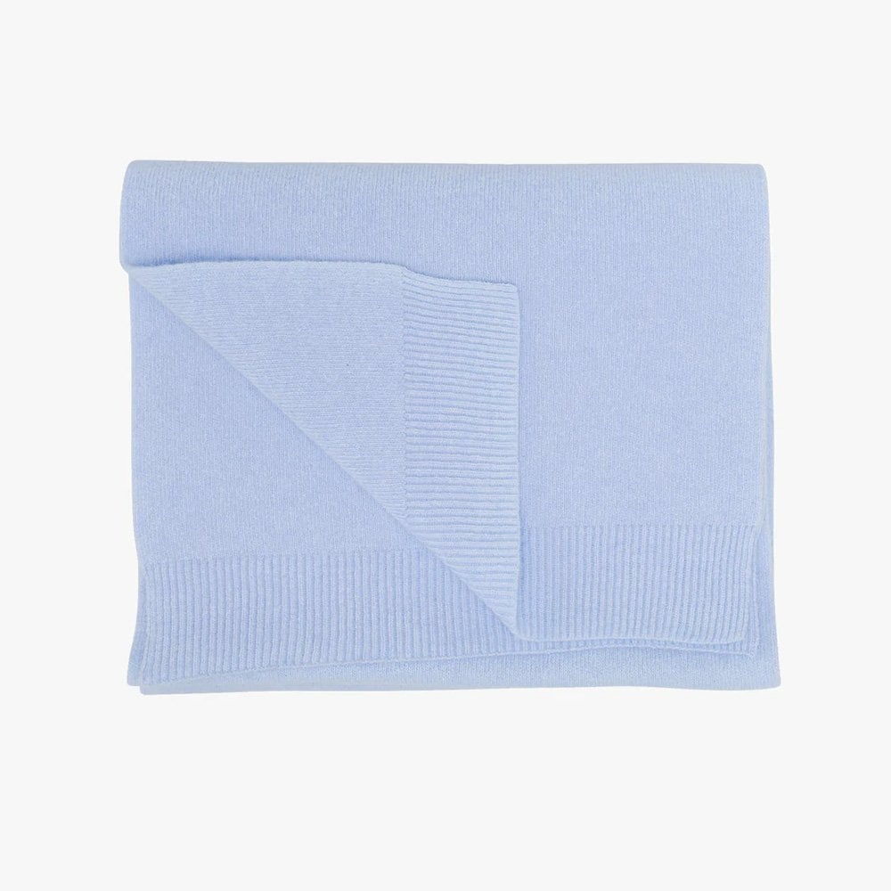 Merino Wool Scarf - Polar Blue