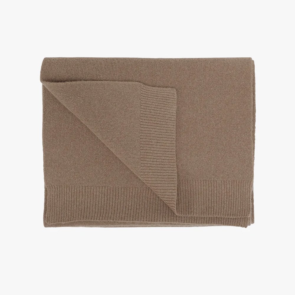 Merino Wool Scarf - Warm Taupe