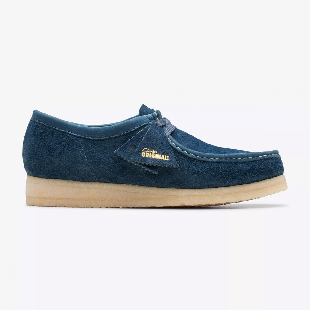 Wallabee - Navy / Teal Suede
