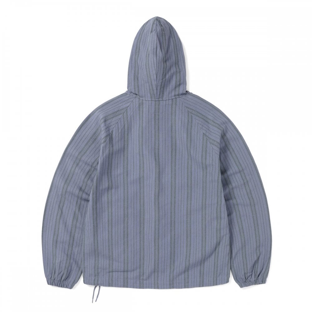 Stripe Jacquard Hoodie - Purple