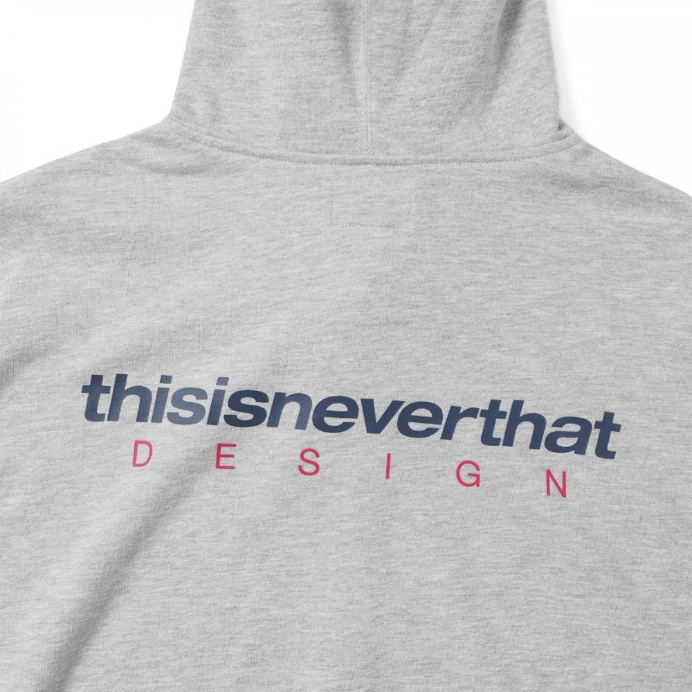DSN-Logo Zip Hoodie - Grey Heather