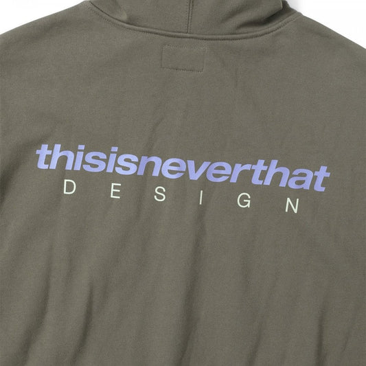 DSN-Logo Zip Hoodie - Mocha