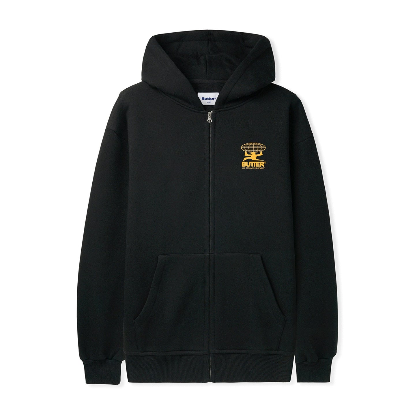 Terrain Zip-thru Hood - Black