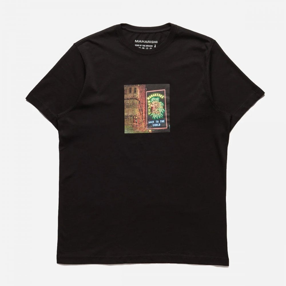 1281 Neon Tiger T-shirt - Black