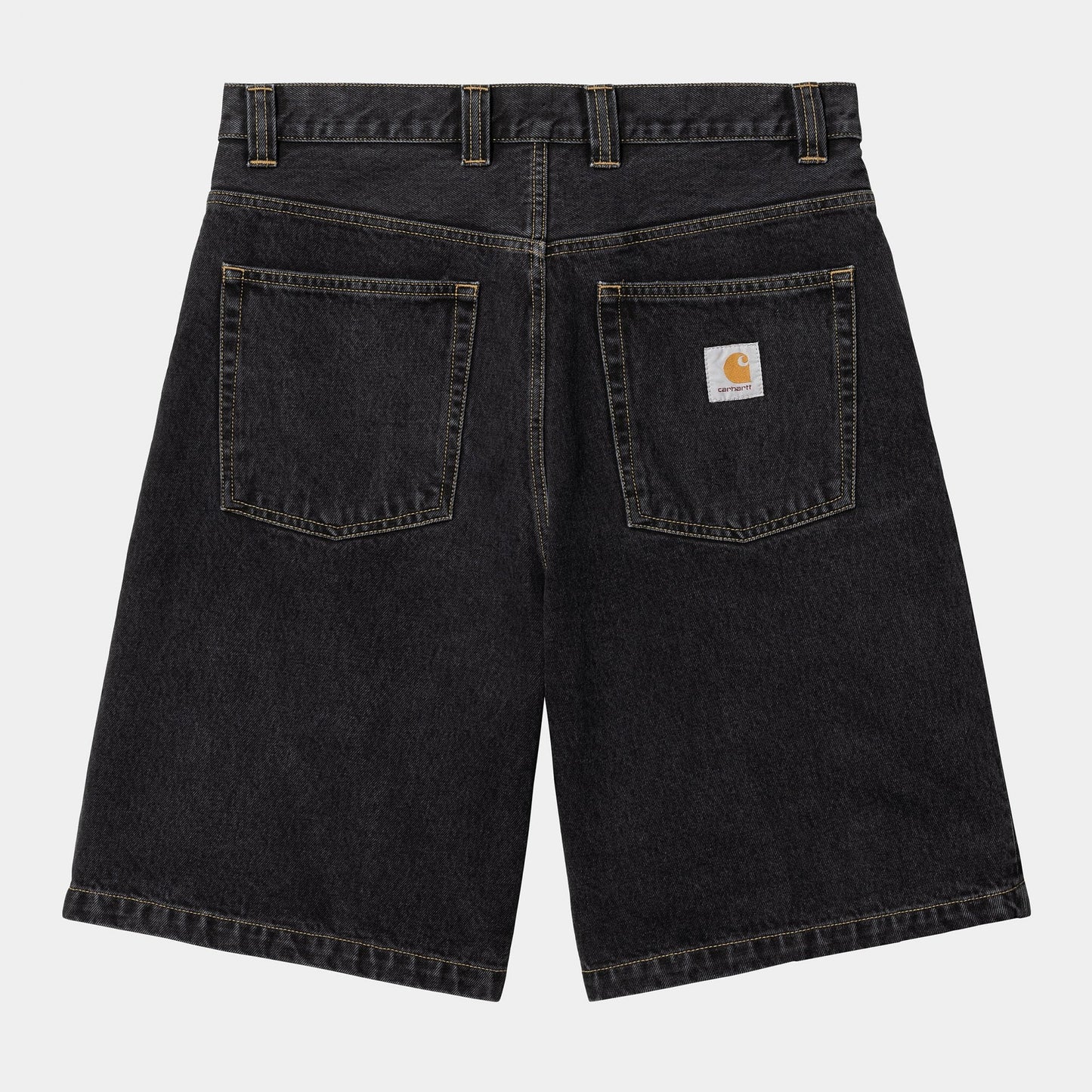 Brandon Short Black (Stone Washed)
