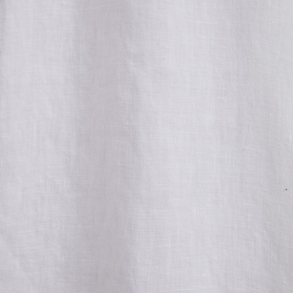 Linen Camp Collar Shirt - White