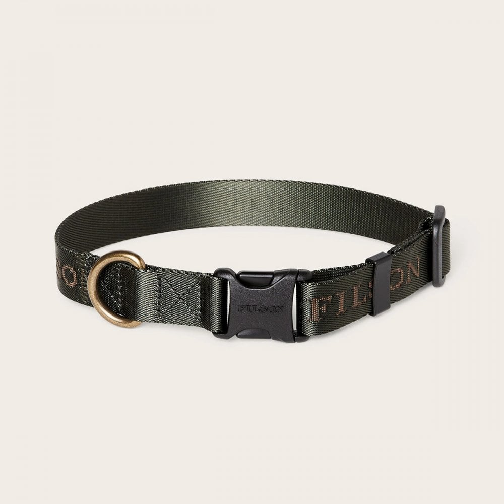 Nylon Dog Collar - Dark Timber