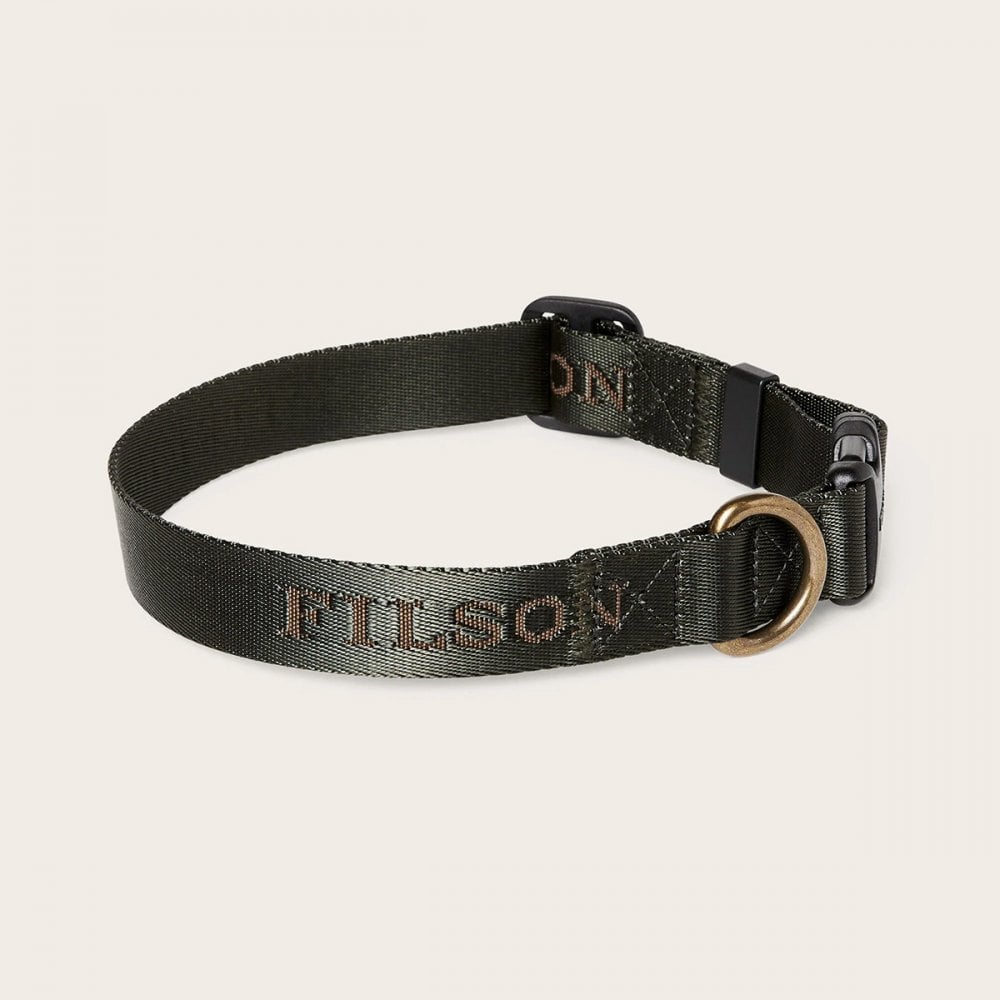 Nylon Dog Collar - Dark Timber
