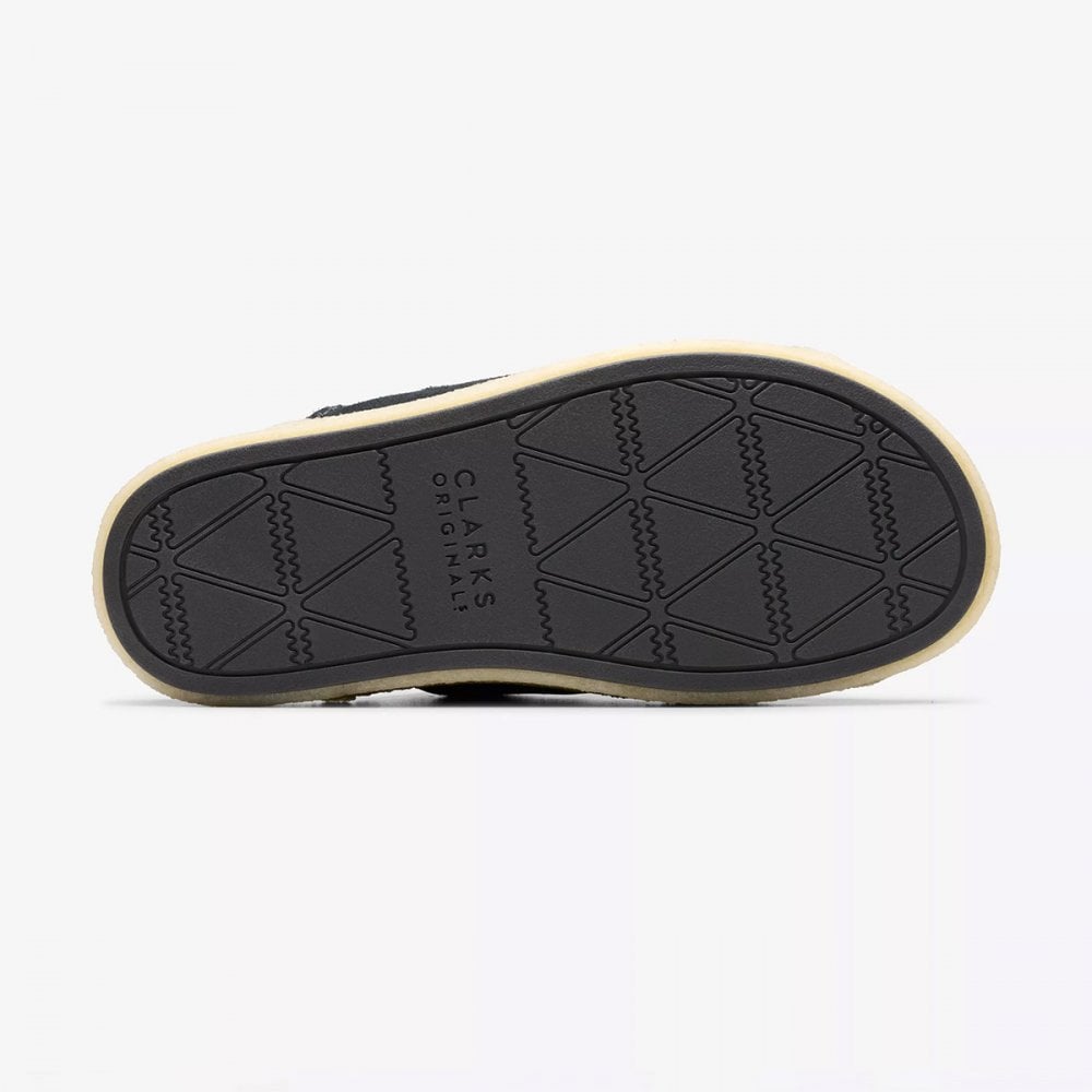Overleigh Slide - Black Suede