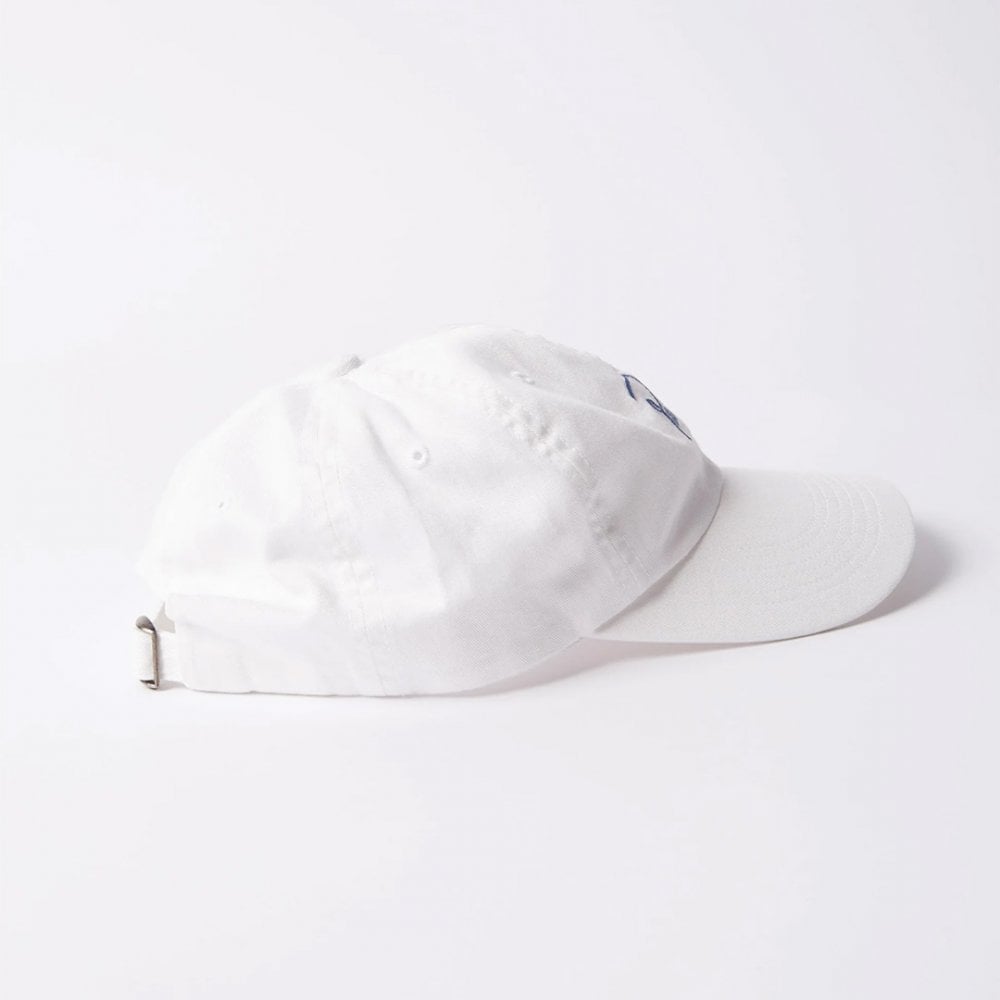 Script Logo 6 Panel Hat - White