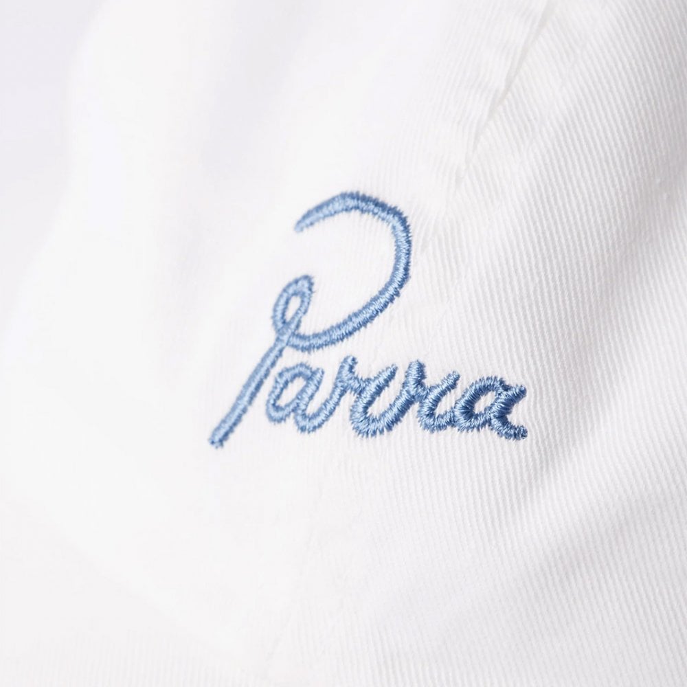 Script Logo 6 Panel Hat - White