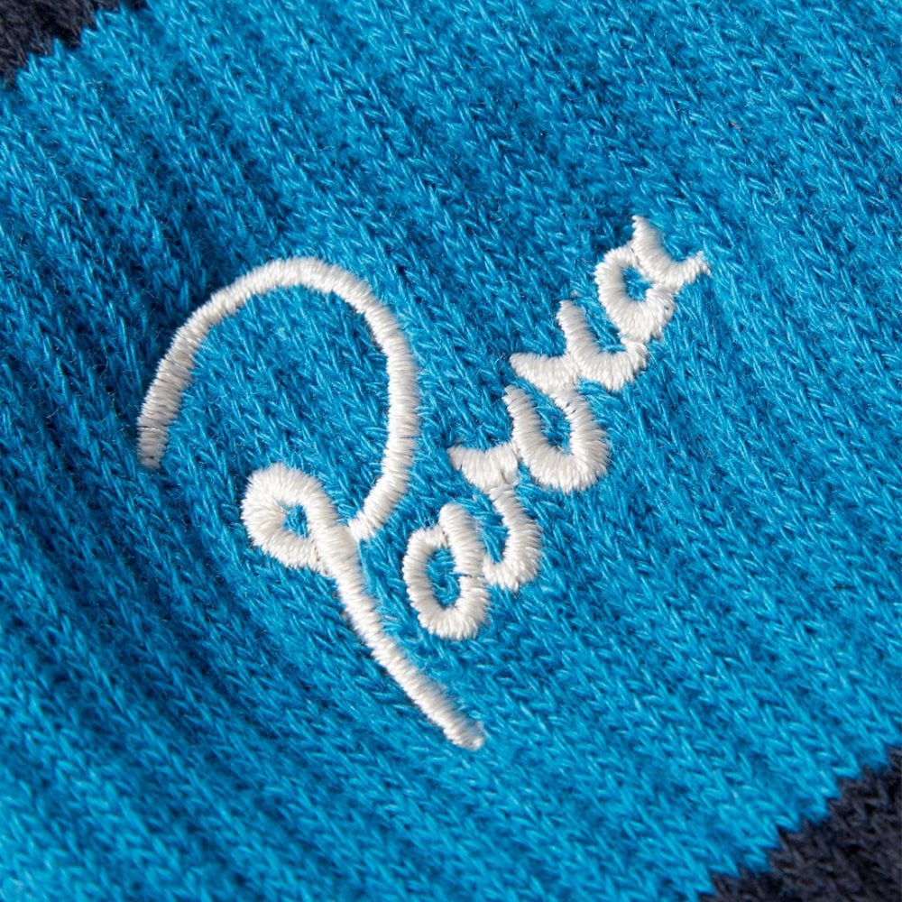 Script Logo Crew Socks Off White