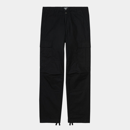Regular Cargo Pant - Black, Garment Dyed
