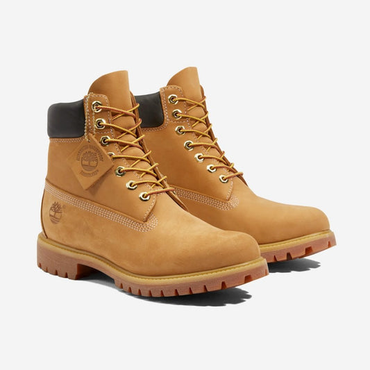 Premium 6-inch Lace Up Waterproof Boot - Wheat