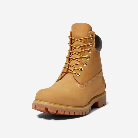Premium 6-inch Lace Up Waterproof Boot - Wheat