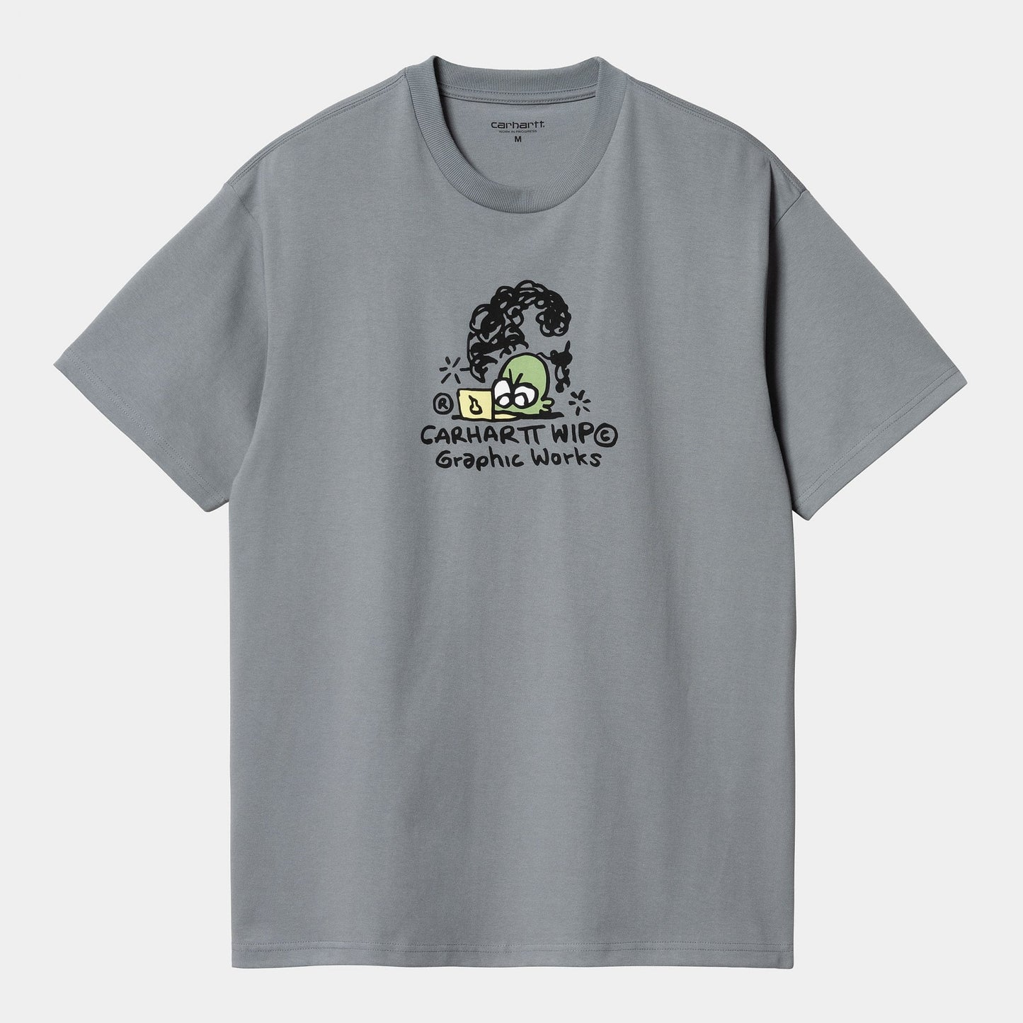 S/s Graphic Works T-shirt - Dove Grey