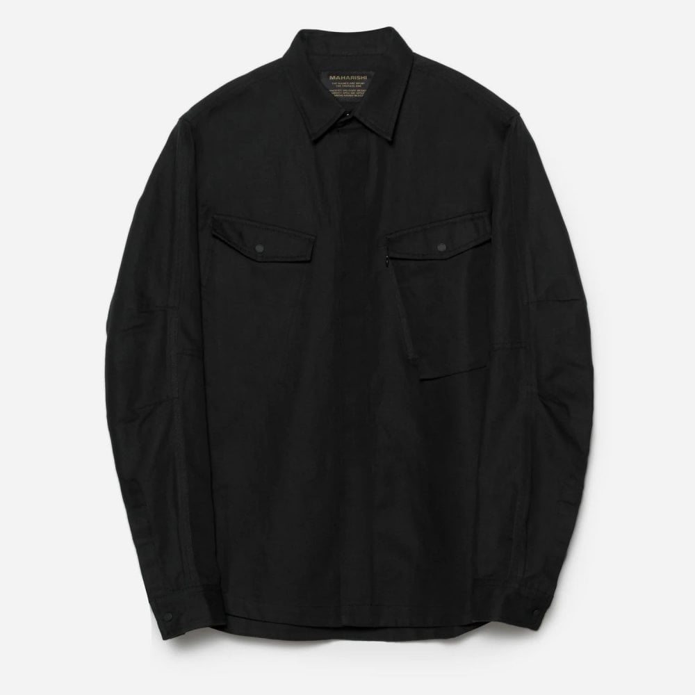 7028 Miltype Organic Custom Shirt - Black