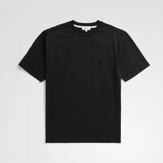 Johannes Organic Norse Logo T-shirt - Black