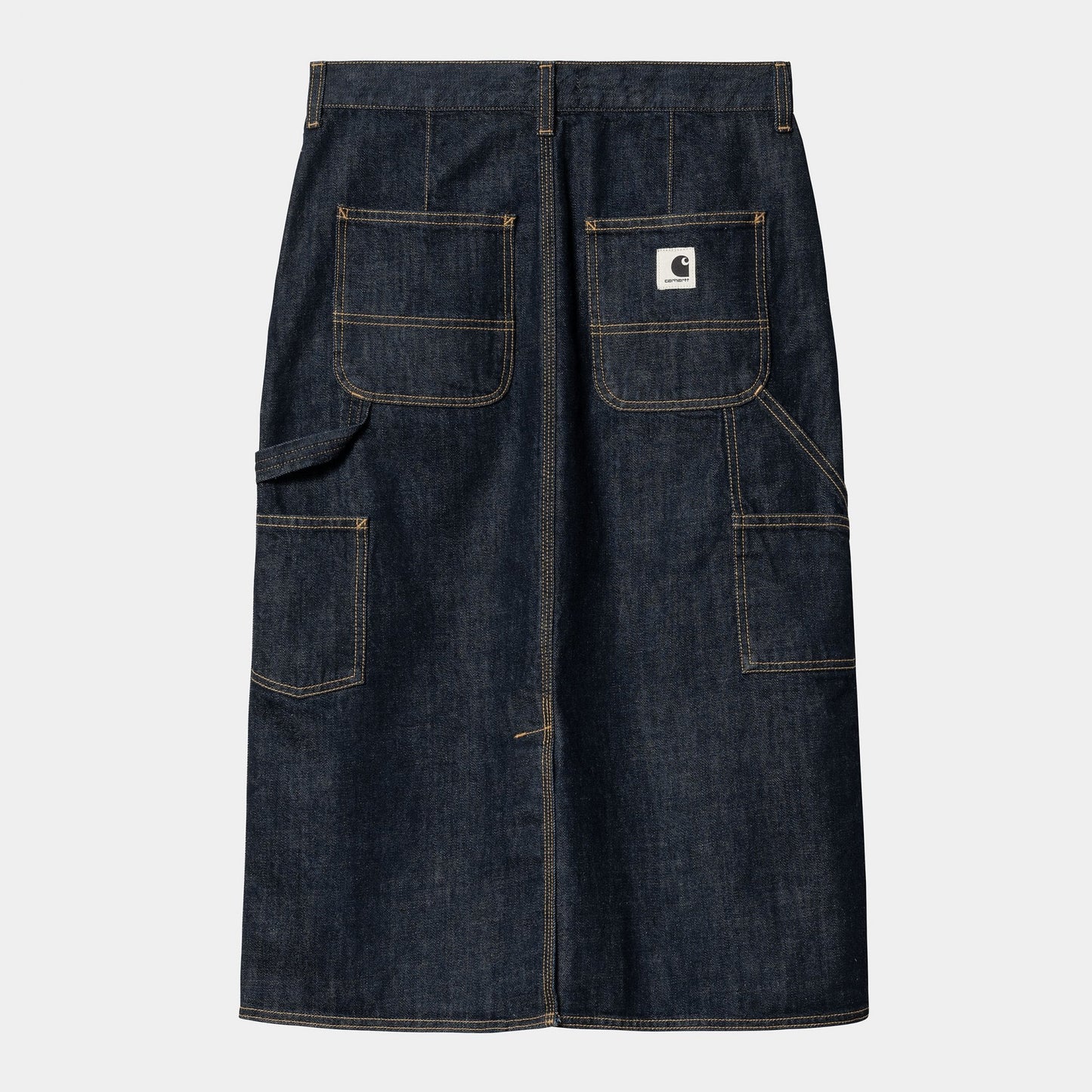 W' Single Knee Skirt Blue Rinsed