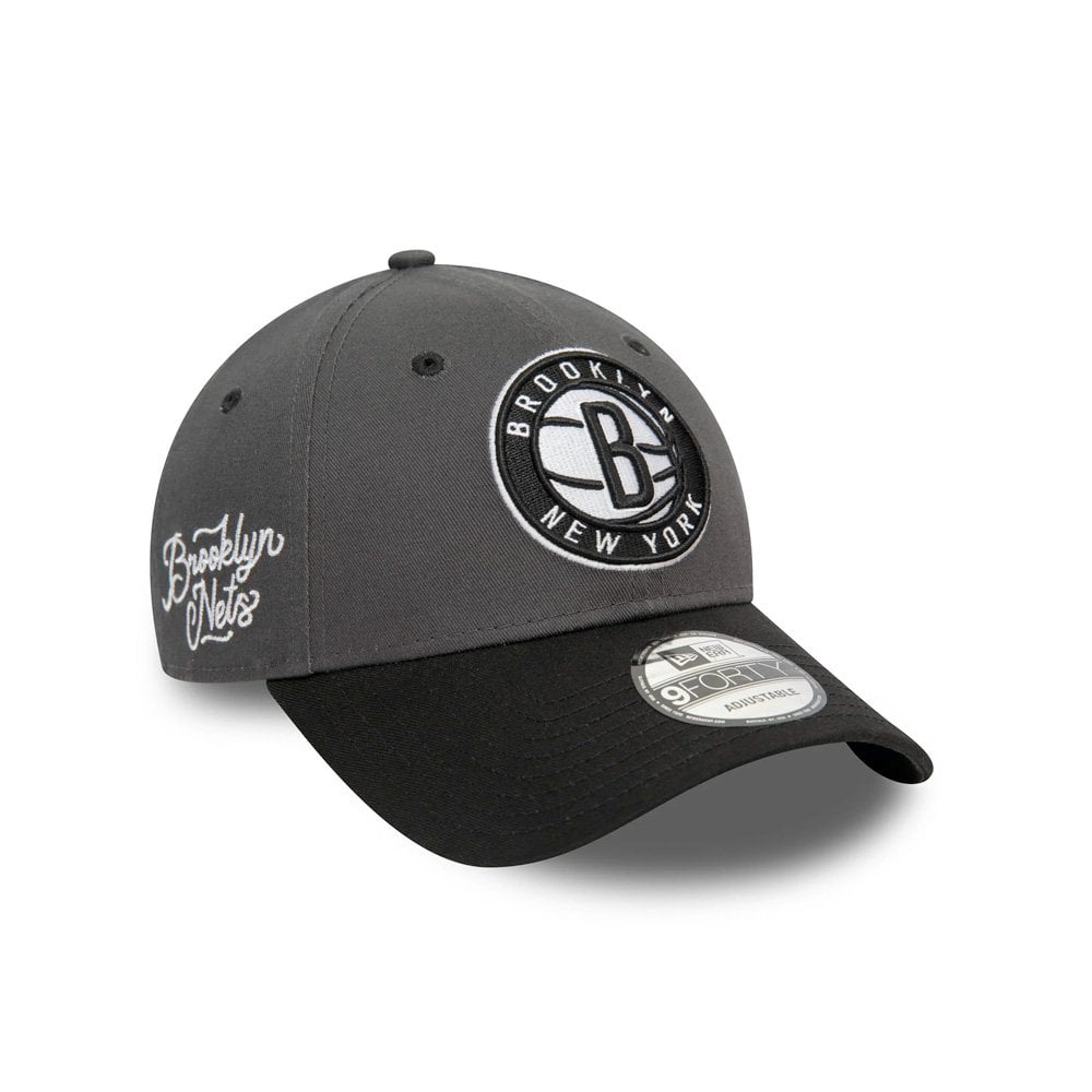 Brooklyn Nets NBA Side Patch 9FORTY Adjustable Cap