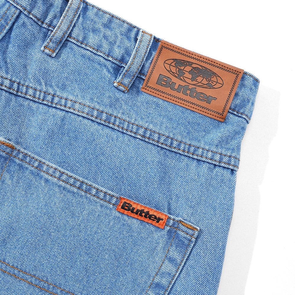 Relaxed Denim Jeans Washed Indigo