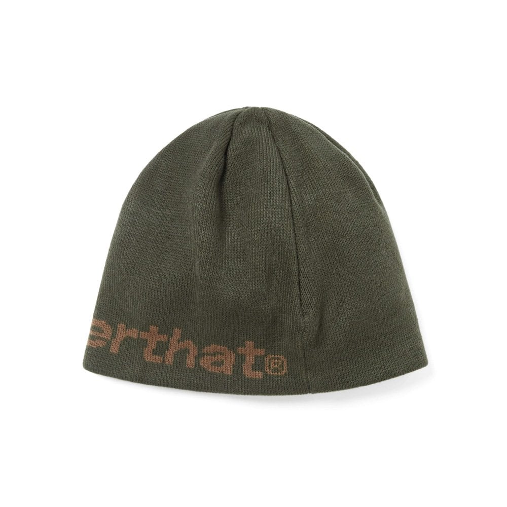 SP-logo No Cuff Beanie - Moss