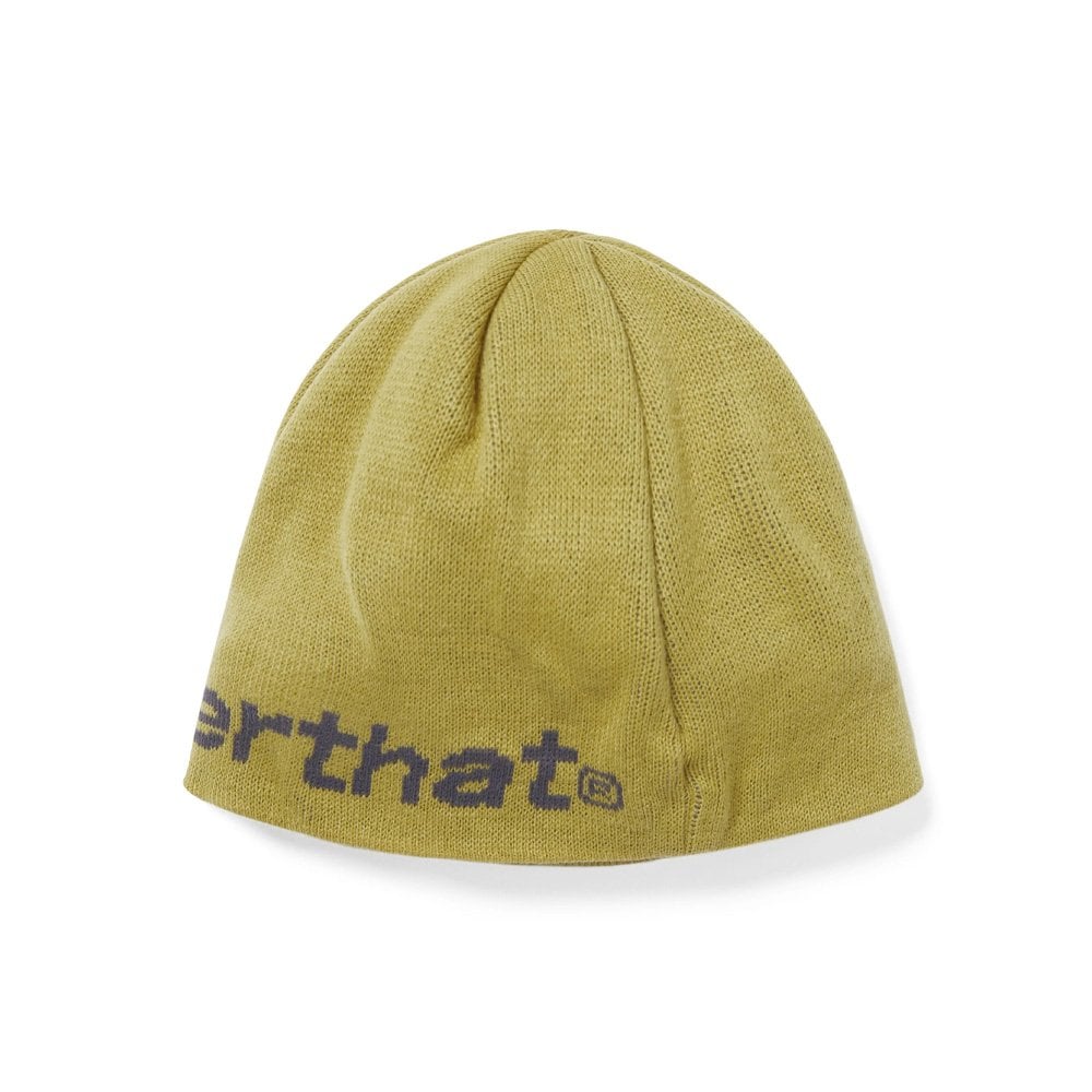 SP-logo No Cuff Beanie - Yellow Green