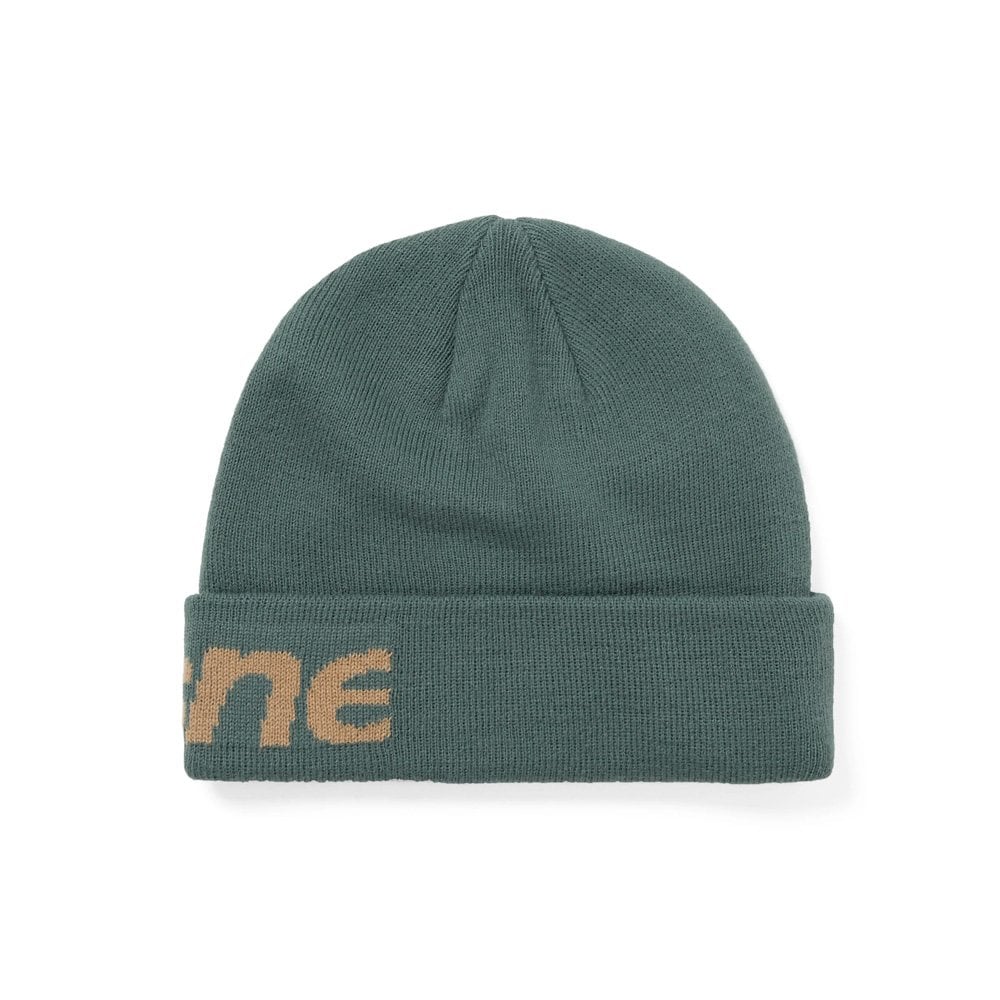 HSP-Logo Big Cuff Beanie - Moss