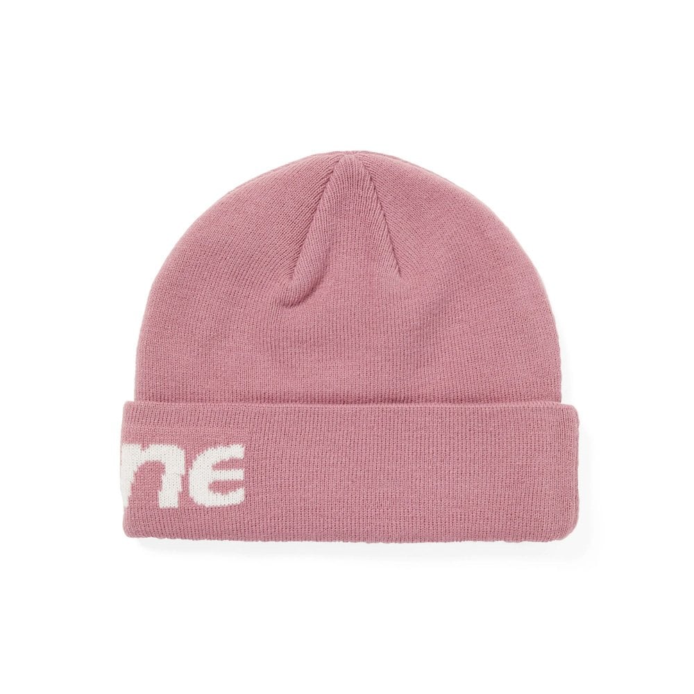 HSP-Logo Big Cuff Beanie - Dusty Pink