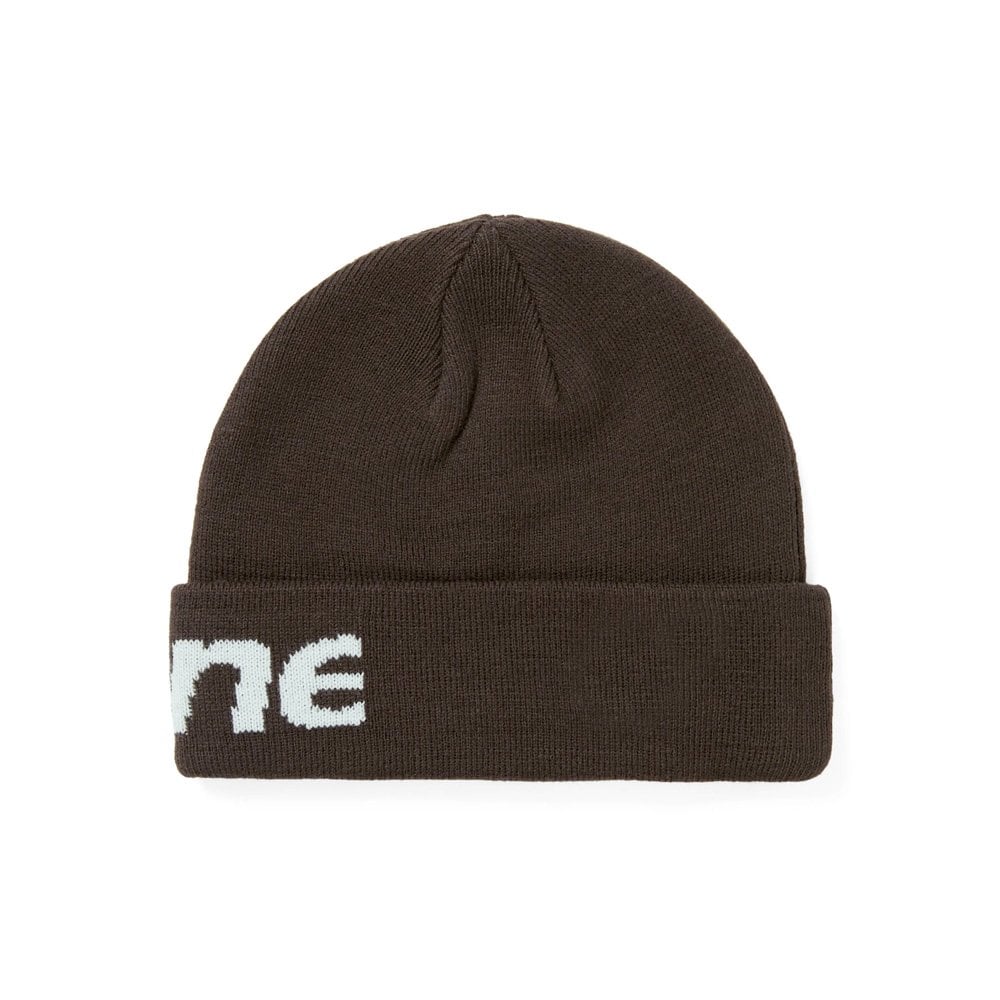 HSP-Logo Big Cuff Beanie - Mocha