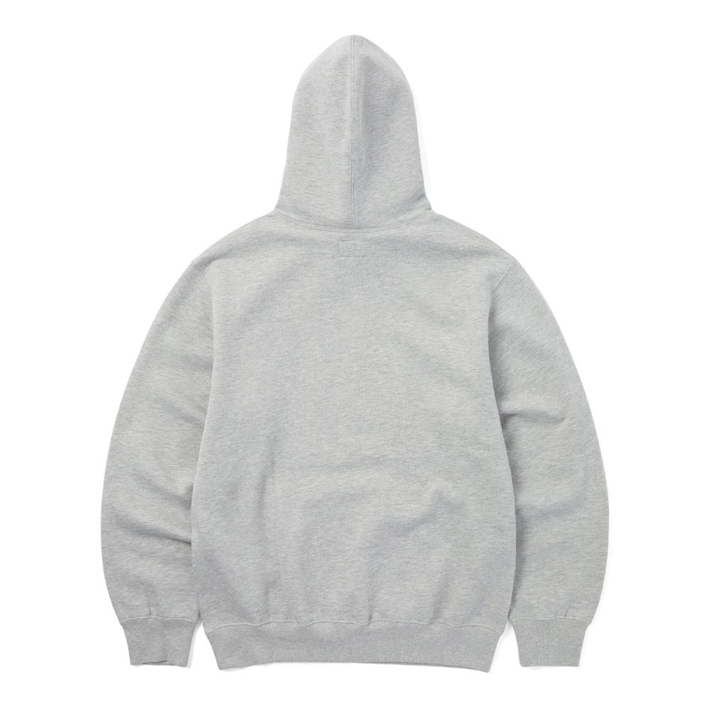 Arch-Logo Hoodie - Grey Heather