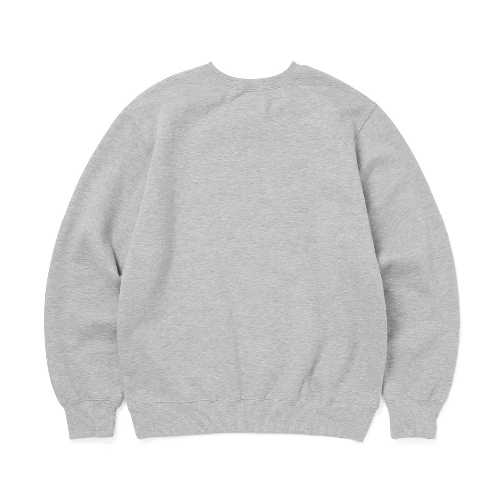 Arch-logo Crewneck - Grey Heather