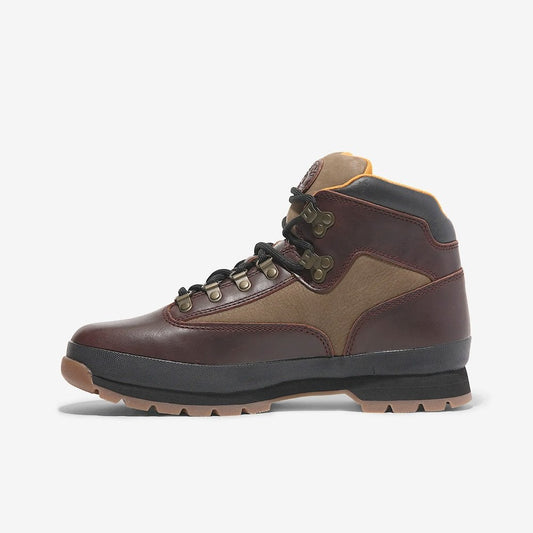Euro Hiker Mid Lace Boot - Burgundy Full Grain