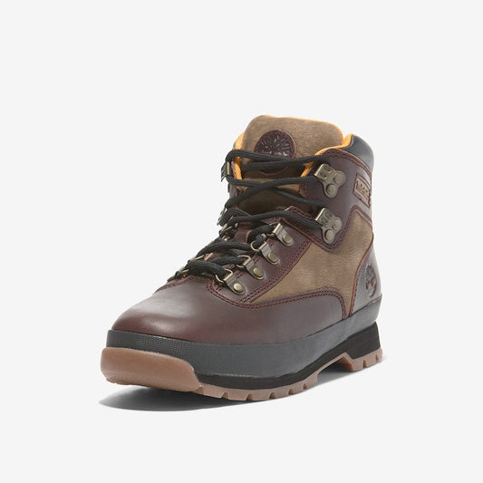 Euro Hiker Mid Lace Boot - Burgundy Full Grain