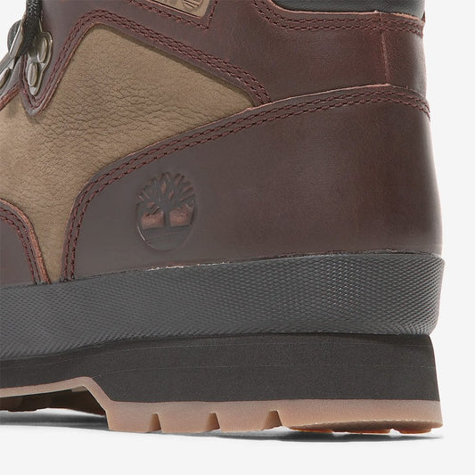 Euro Hiker Mid Lace Boot - Burgundy Full Grain