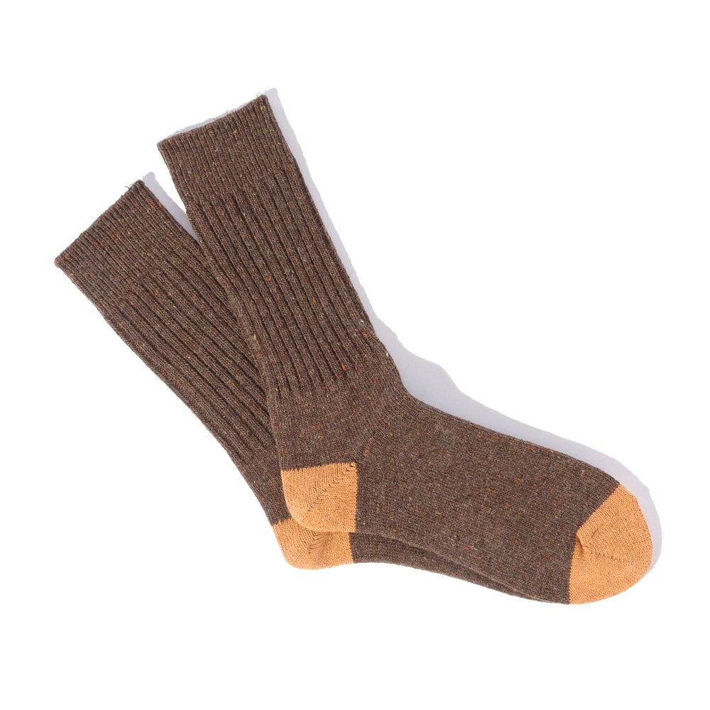 Tweed Nep Crew - Brown