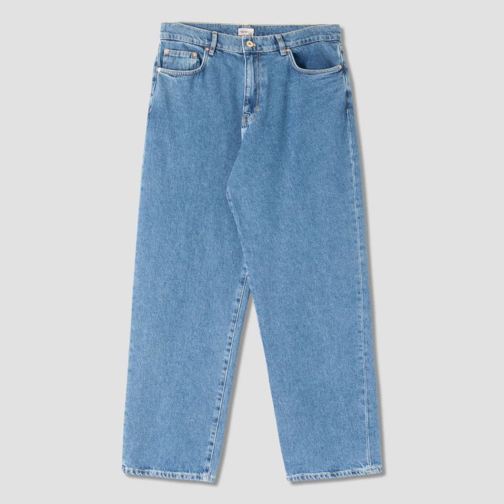 Wide 5 Pocket Pant - Heavy Stone Wash Denim