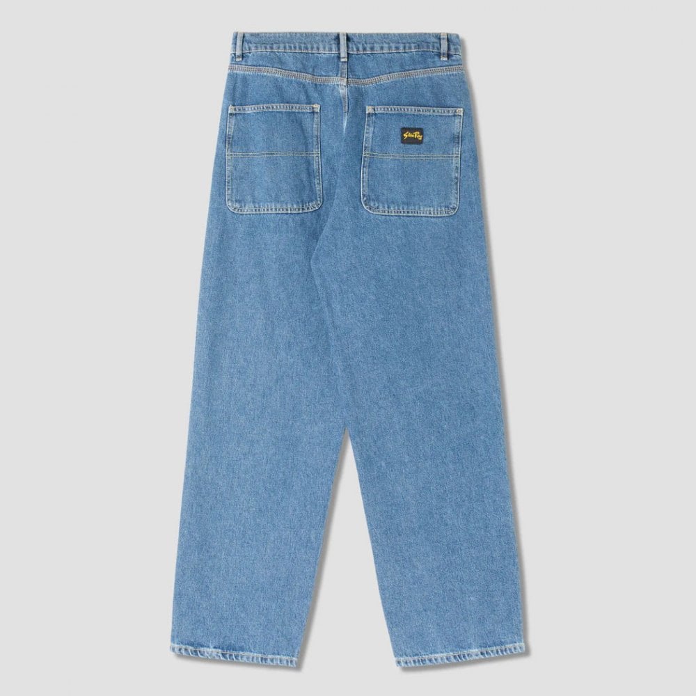 Wide 5 Pocket Pant - Heavy Stone Wash Denim