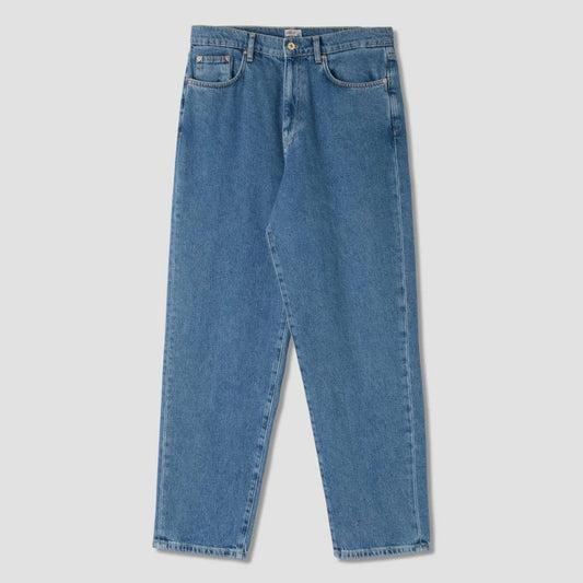 Taper 5 Pocket Jean - Heavy Stone Wash Denim