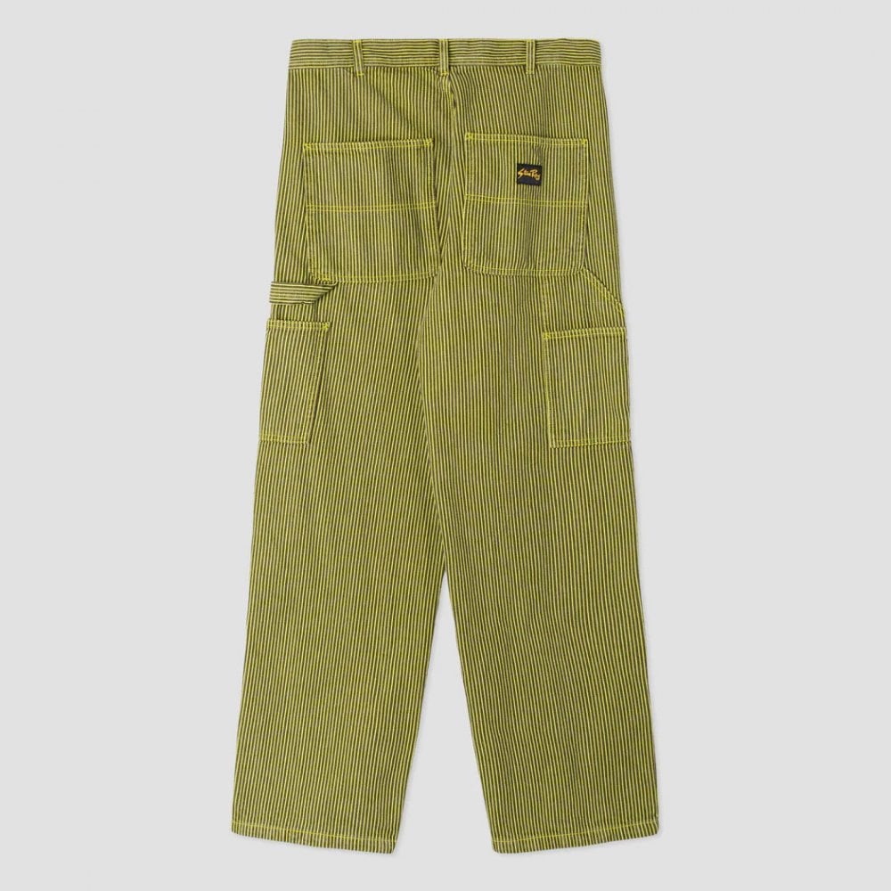 Big Job Painter Pant - Lime / Black Hickory