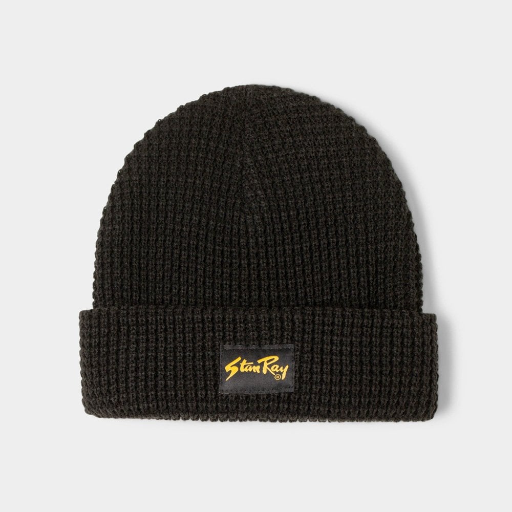 Waffle Beanie - Black