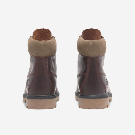 Premium 6-inch Lace Up Waterproof Boot - Burgundy Full Grain