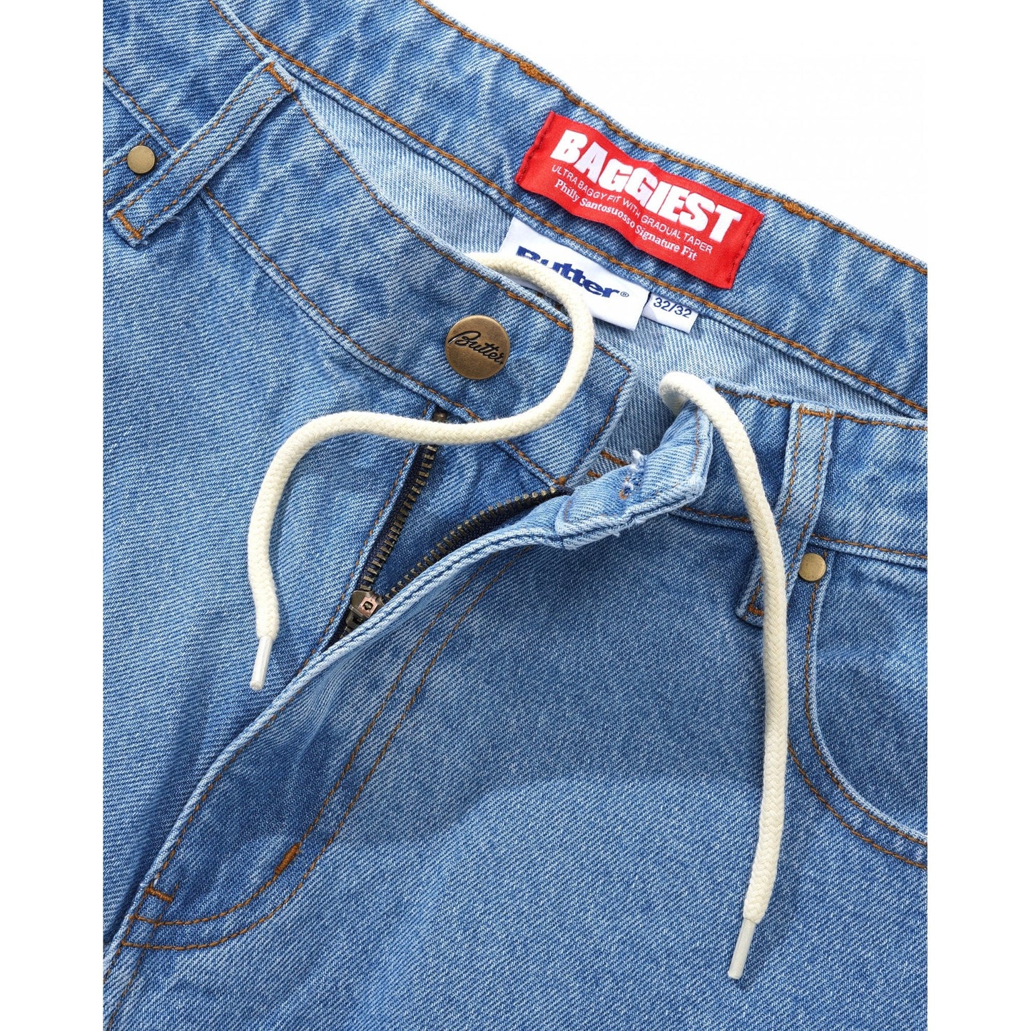 Santosuosso Denim Jeans - Washed Indigo