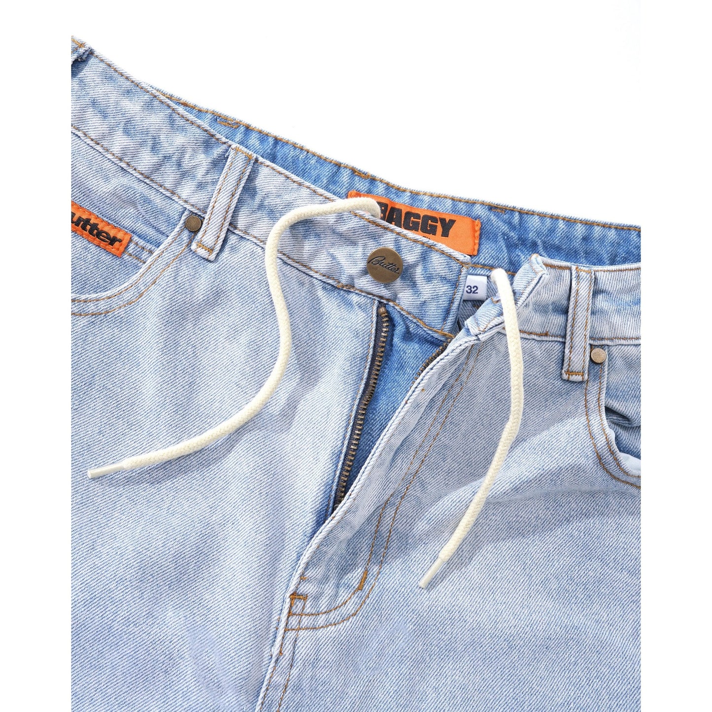 Baggy Denim Jeans Light Blue