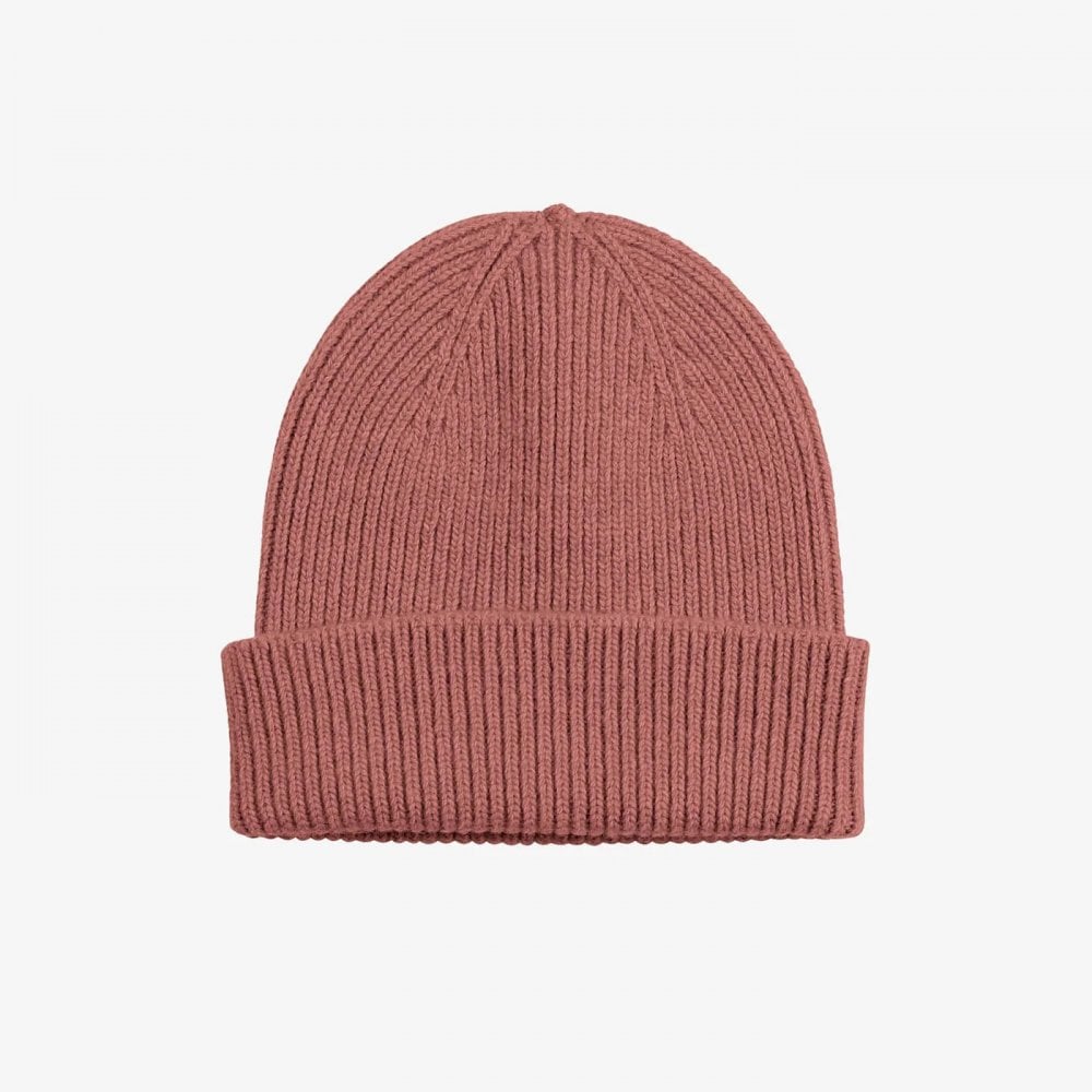 Merino Wool Beanie - Rosewood Mist