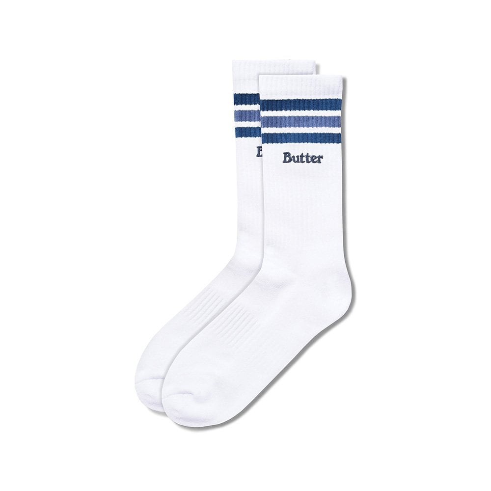 Stripe Socks - White