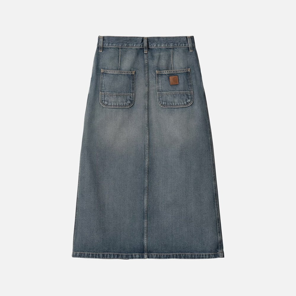 W' Marvin Skirt - Blue Worn Used Wash