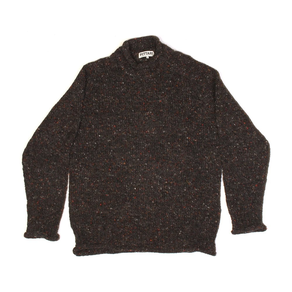 Findhorn Donegal Donut Neck - Laughey Brown/grey